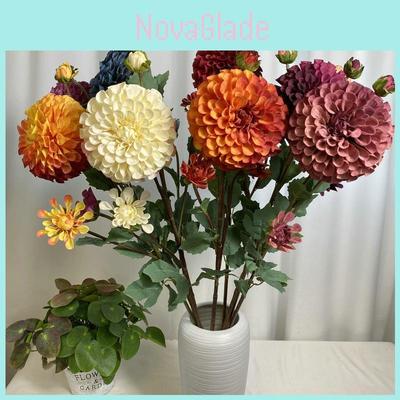 Fushou Dahlie Künstliche Blume für Heimdekoration und Fotografie-Requisiten