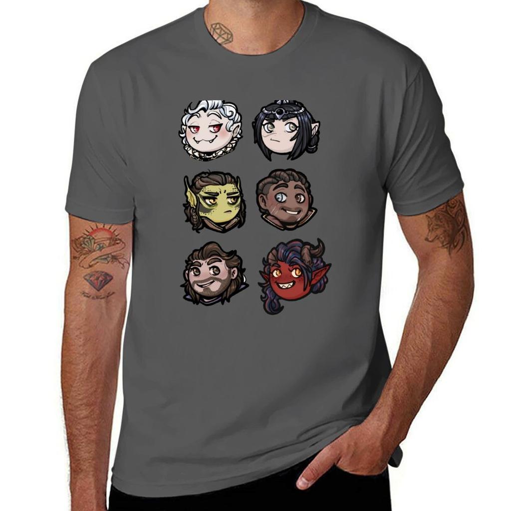 Balders Gate 3 Origin Characters Tshirt Modern Style Print Tshirt