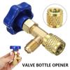 Refrigerant Bottle Opener Air Conditioner Refrigerant Can Tap Valve Bottle Opener Tool Brass Dispensing Valve