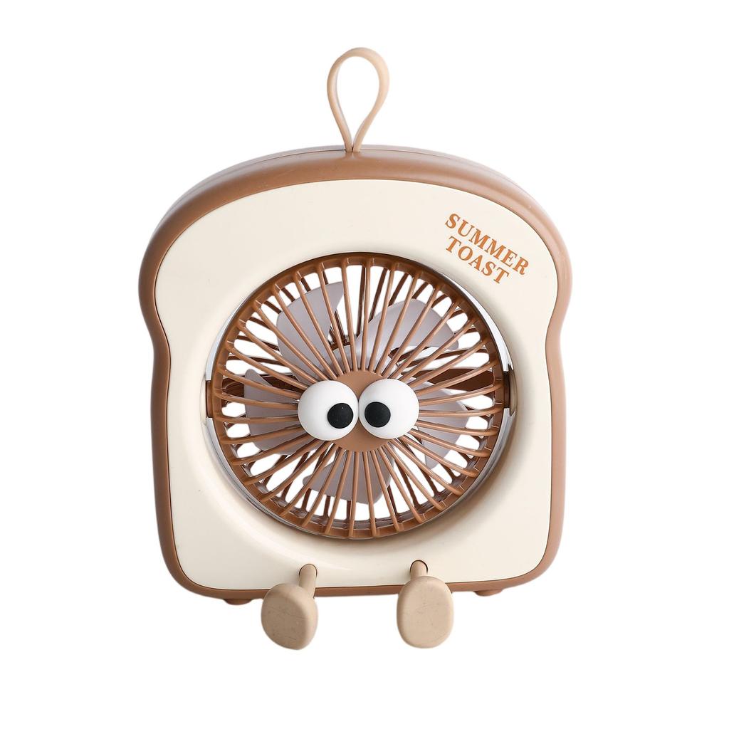 Cartoon USB Desktop Fan – Quiet Portable Table Fan For Kids, Students