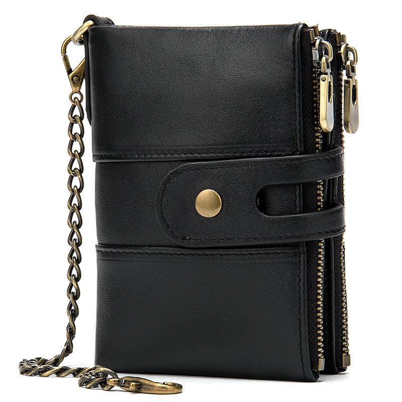 Marlonte Women's High-End Retro Leather Wallet & Clutch - Anti-Magnetic, Multifunctional Long Design in Top Layer Cowhide