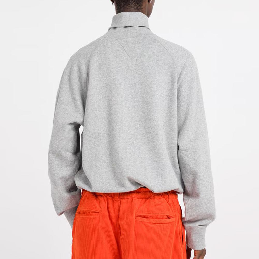 Polo Ralph Lauren Solid Logo Embroidered High Neck Long Sleeve Sweatshirt Men sweatshirt Gray 710951747-002