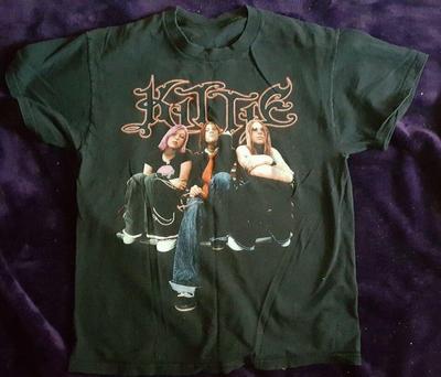 In Concert Tour Kittie Band Shirt Korte Mouw Zwart Heren Unisex S-5XL 2B0076