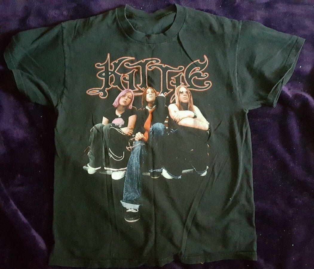 In Concert Tour Kittie Band Shirt Short Sleeve Black Men Unisex S-5XL 2B0076 M