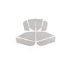 For Volkswagen VW Passat      Stainless Steel Car Inner Door Audio Speaker Covers Accessories Decoration