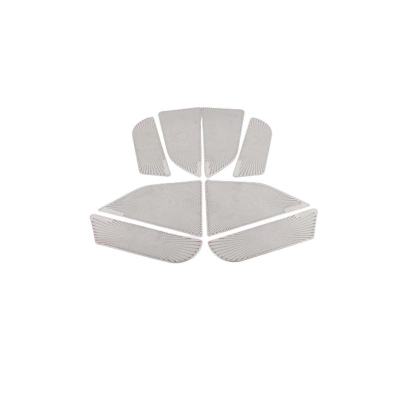For Volkswagen VW Passat      Stainless Steel Car Inner Door Audio Speaker Covers Accessories Decoration
