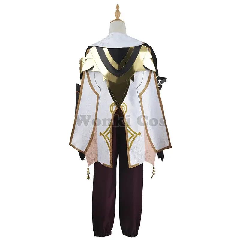 Joc Aether Costum Cosplay Perucă Costume Cosplay Călător Costume de Petrecere Halloween Set Complet Ținute Bărbați