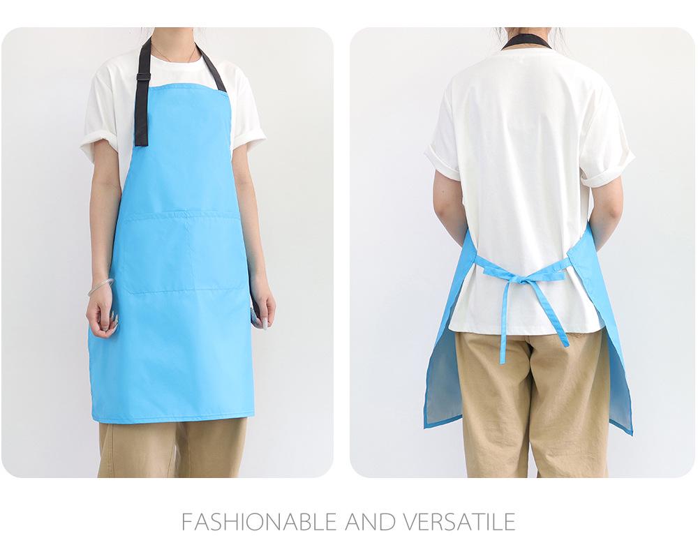 New Style Stain-Proof Neck Apron: Ultra-Thin, Custom Logo, Perfect for Kitchen, Painting, and Catering.