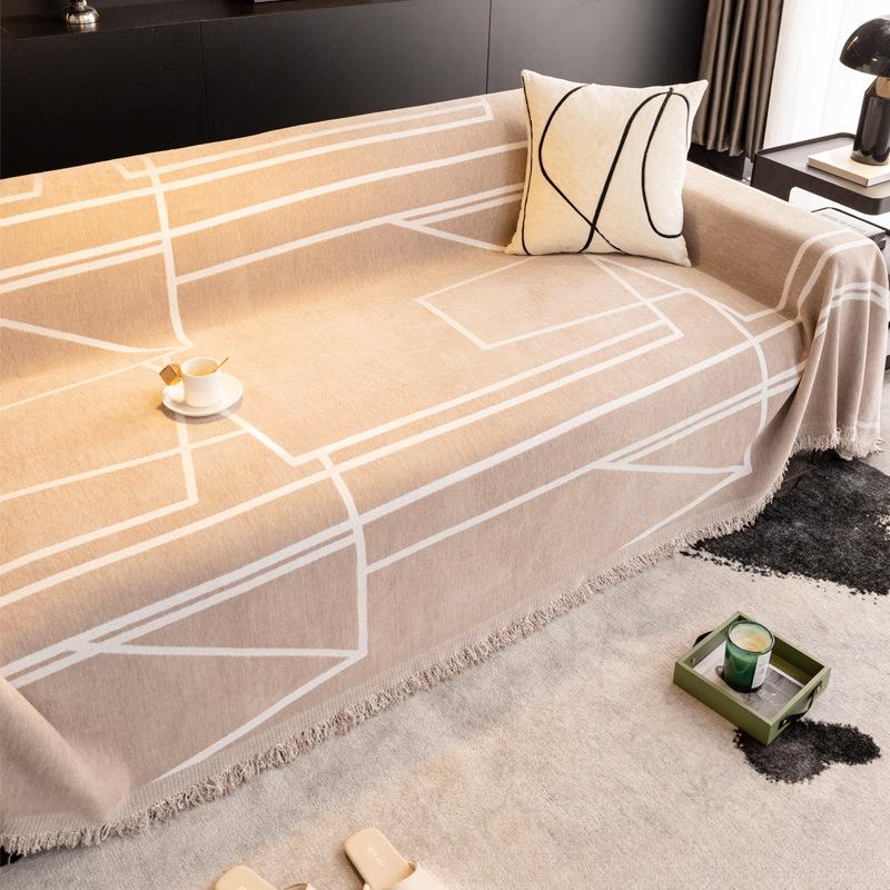 Sofa Towel, Universal for All Seasons, Anti-cat Scratching, Ins Style Sofa Cover Cloth, Full Cover, Sofa Blanket, Sofa Cover, Dustproof