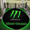 Benutzerdefinierter Teppich mit Aufdruck Monster Energy Rutschfester Bodenbelag Für Heimzimmerdekoration
