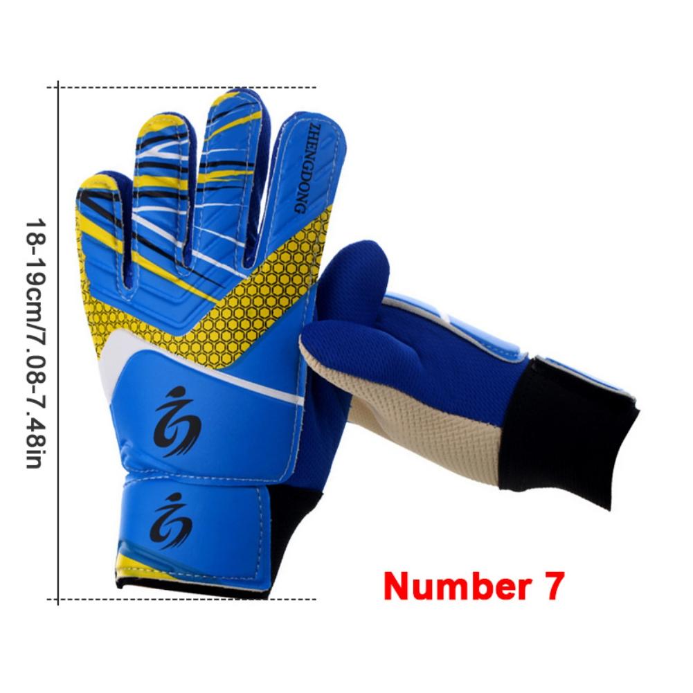 Guanti da Portiere da Calcio per Bambini Guanti da Portiere Traspiranti per Bambini 5-16 Anni Guanti da Calcio Morbidi per Allenamento da Portiere