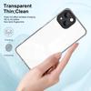 For iPhone 15 Case TPU+PC Clear Back Lens Protection Cellphone Cover
