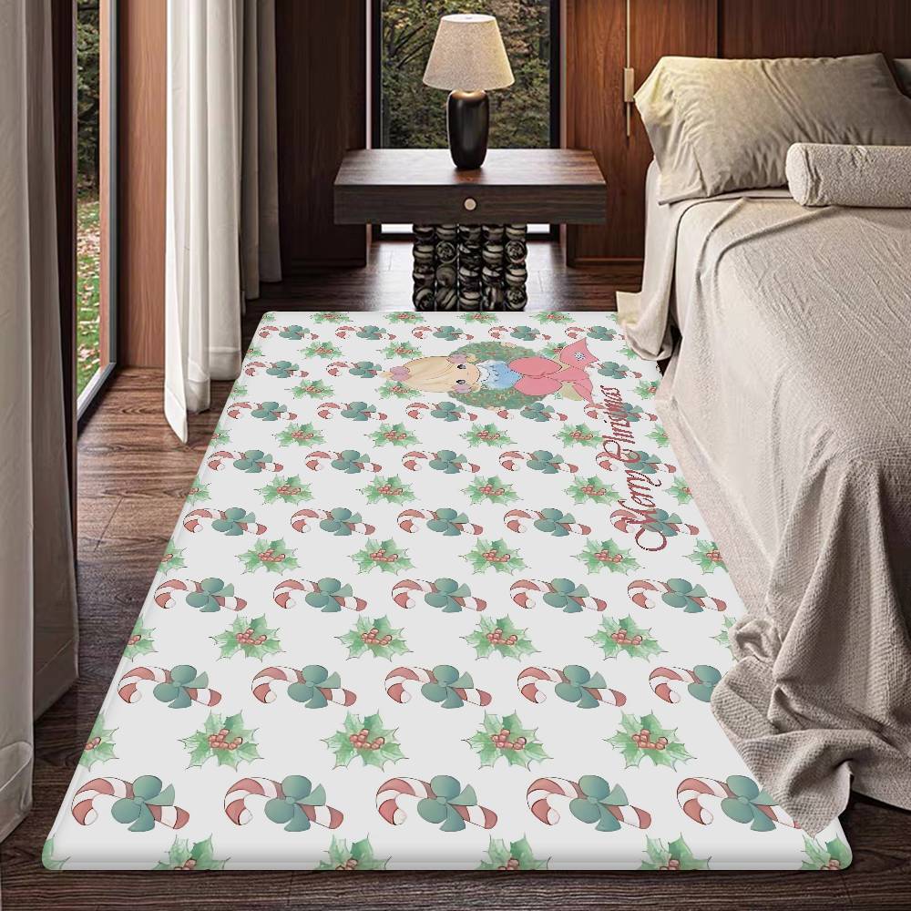 Precious Moments Cute Door Mat Kids Room Bedroom Decoration Balcony Anti-Slip Doormat Living Room Doormat Area Rug