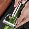 Fruit Vegetable Peeler Stainless Steel Melon Planer with Serrated Blade Ergonomic Non-Slip Grip Dishwasher Safe Kitchen Peeler