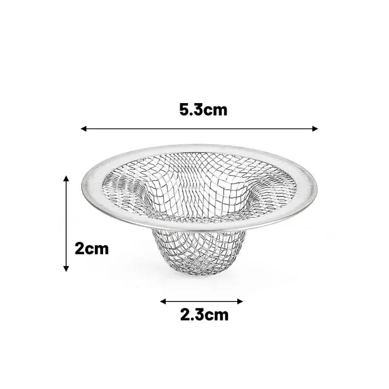 

Stainless Steel Sink Filter Kitchen Bathroom Floor Drain Mesh Filters Drain Basket Waste Screen Hole Trap Home Strainer Stoppers 1PC