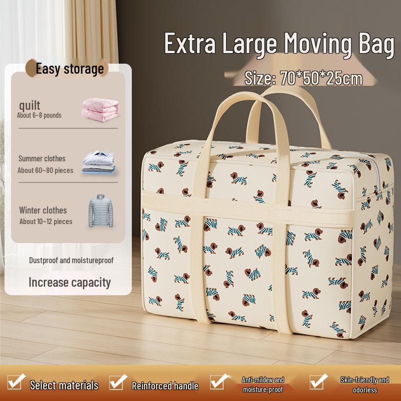 Large Capacity Waterproof & Transparent Storage Bag for Quilts & Clothing