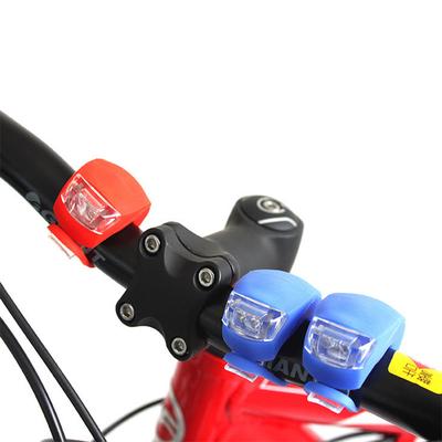 Bicycle Front Light Silicone LED Head Front Rear Wheel Bike Light Waterproof Cycling With Battery