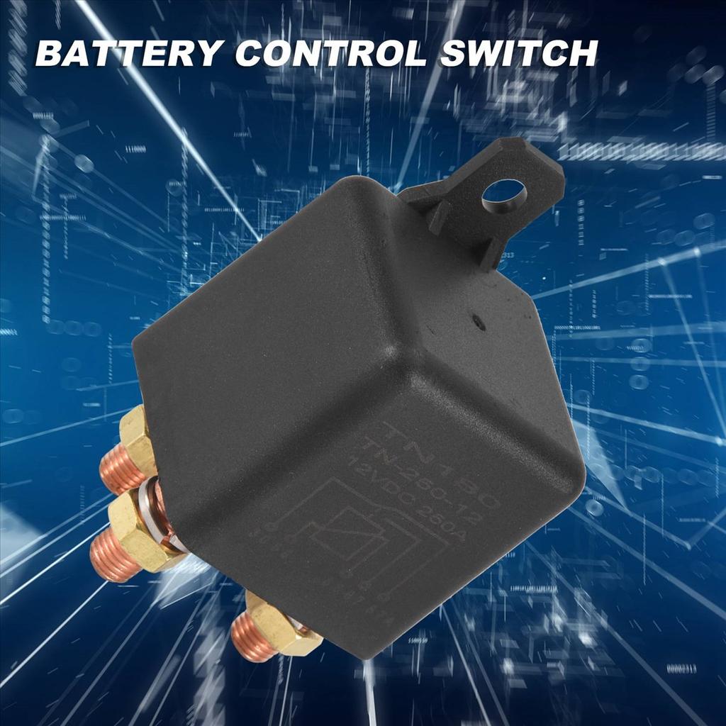 Car Relay 12V 250A Continuous Type High Power Motorcycle Battery Control Switch Terminal Automotive Relay