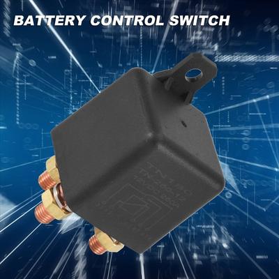 Car Relay 12V 250A Continuous Type High Power Motorcycle Battery Control Switch Terminal Automotive Relay