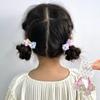 2PCS New Lovely Handmade Bead Colored Ball Girls Elastic Hair Bands Hair Accessories Children Hair Ties Baby Headwear