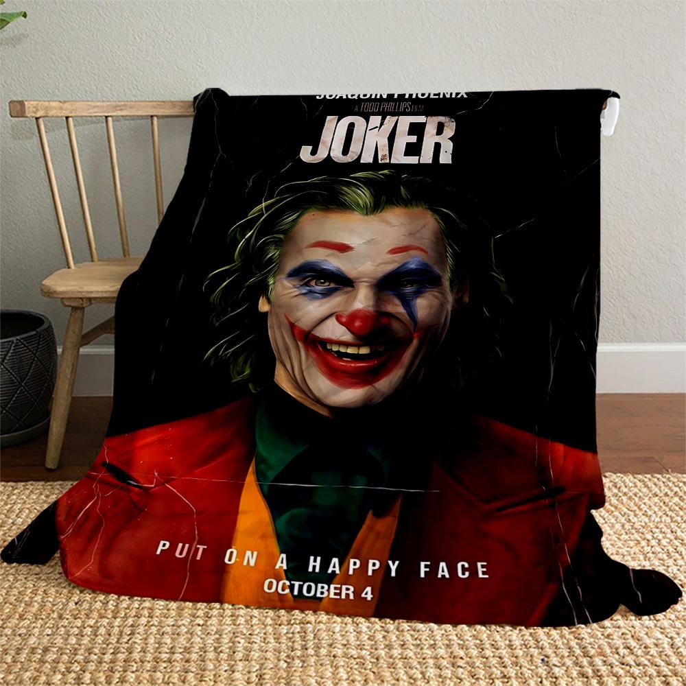 1pc Joker Joaquin PhoenixOutdoor Flannel Blanket Soft Plush Decor for Picnics, camping,Bedroom, Playroom, or Lunch Breakn1183A