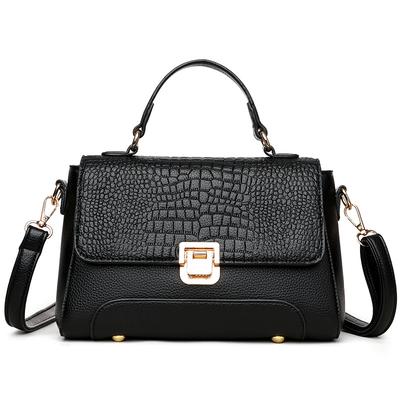 Premium Sense Bag Women 2025 New Fashion Stone Pattern Commuter Bag Atmospheric Portable Versatile Shoulder Messenger Bag