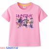 KPop Dämonenjäger Kinder-Cartoon-Print T-Shirt