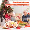Christmas Calendar Advent Boxes 2025 Empty Calendar Advent Box Foldable Christmas 24 Days Calendar Gift Filling Box for Festival