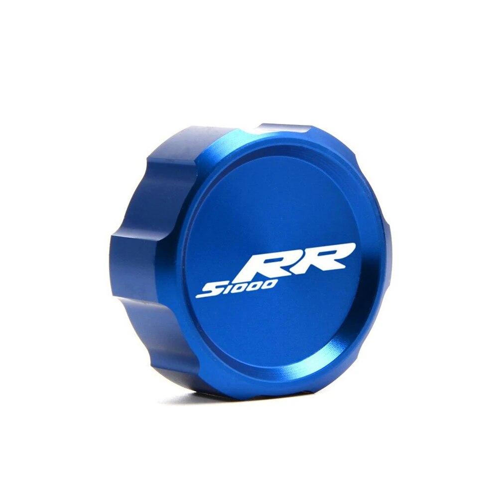 Moto Accessories Aluminum Front Rear Brake Fluid Reservoir Cap Oil Cylinder Cover For BMW S1000RR S 1000 RR 2008-