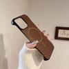 Borderless Diamond PC Suitable for Apple 16promax Mobile Phone Case IPhone 15 Knitted Fine Circle Magnetic Suction Prevent Falling