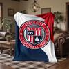 Stoke City Football Print Flannel Blanket Soft Warm Sofa Bed Throw Blanket For Home Office Bedroom