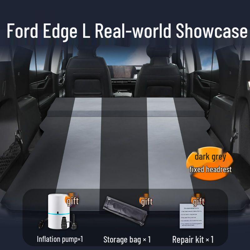 Ford Edge Automatic Inflatable Car Mattress: Rear Seat Sleeping Pad for Seven-Seater SUV
