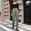 Women's European & American INS Ripped Casual Wide-Leg Straight Denim Pants