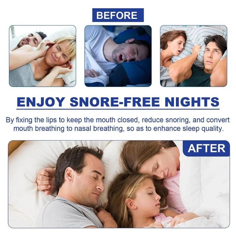 30pcs Anti Snoring Sticker Promote Better Sleep Improve Tape Sleepping Breathing Mouth Correction Mouth Nighttime Reduce Snore