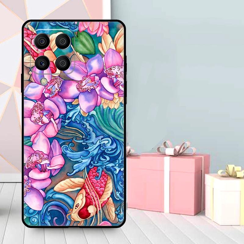 

Orchid Flowers Colorful Case For Samsung Galaxy M16 M31 M21 M13 M33 M53 M15 M35 M55 M36 M56 M12 M32 M52 M14 M34 M54 Samsung M14
