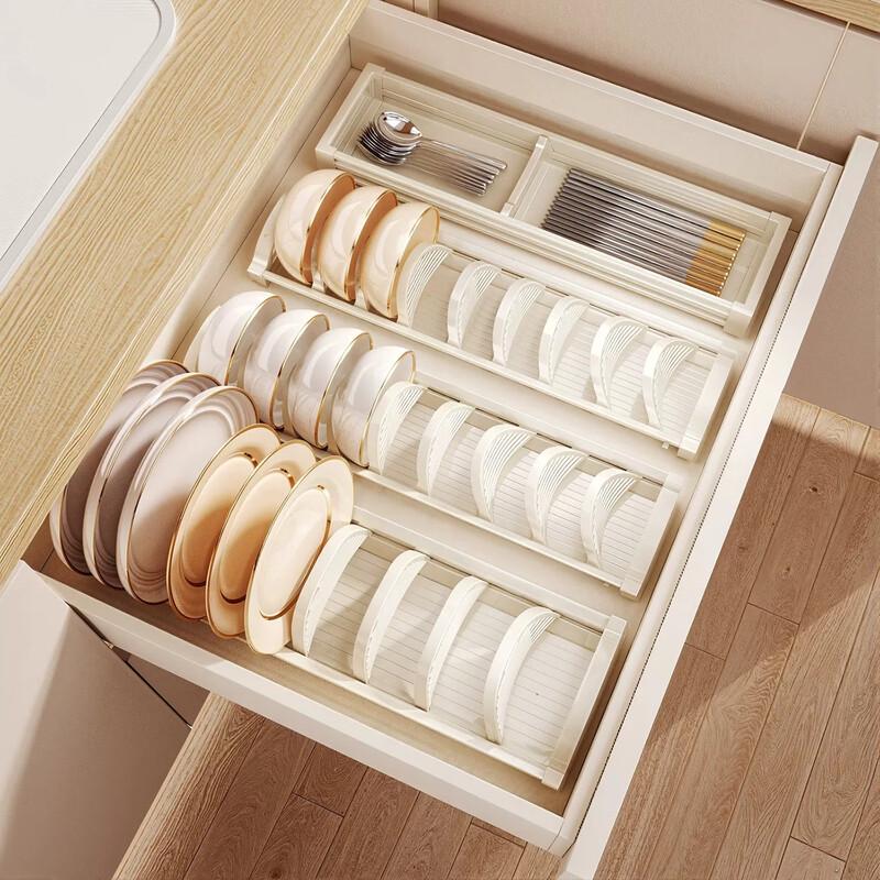 Aluminum Kitchen Dish Drying & Storage Rack