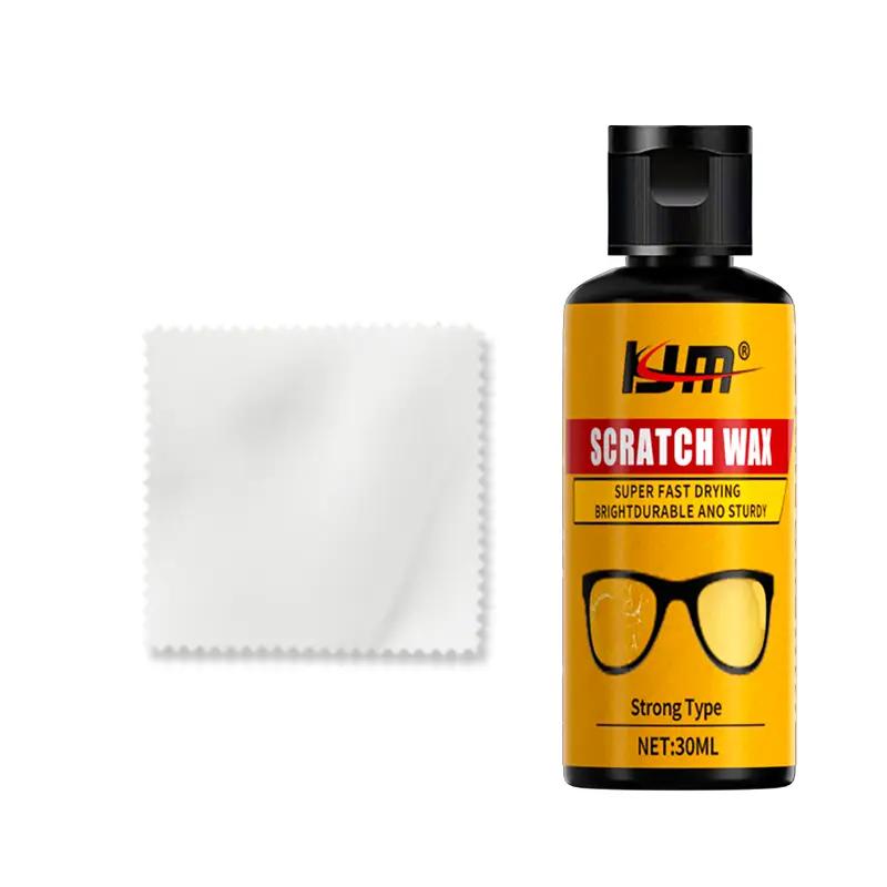 

Универсальный набор для удаления царапин – Крем и воск для восстановления стекла и линз для автомобильных стекол, очков, часов, камер и смарт-