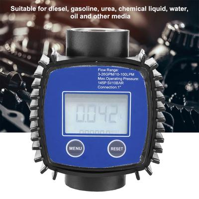High Accuracy Water Flow Meter Tool Flowmeter 1in Internal Thread Digital Display Tools