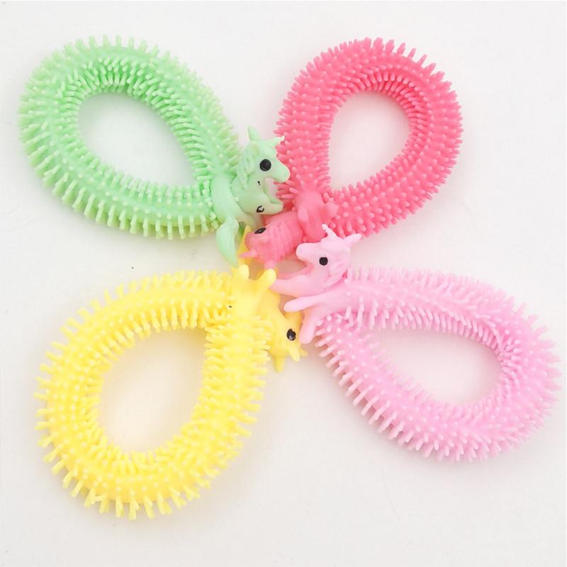 Cartoon Colored Stretch  String High Stretchability Stress Relief Venting Noodle Soft Smooth