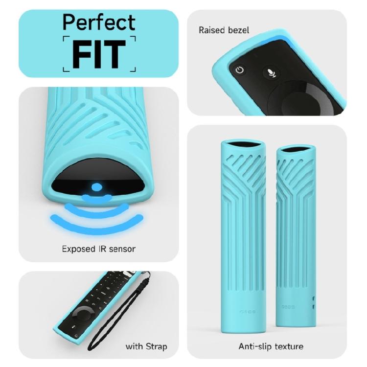 Lightweight Remote Case/Cover Protective Silicone Holder used for TV F2 Fire