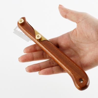 Bread Lame Cutter with 5 Stainless Steel Blades Wood Carved Handle Sourdough Bread Baker Scoring Slashing Tool Kitchen Baking Supplies