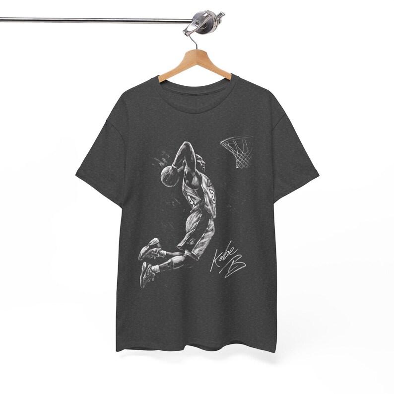 2026 Summer Fashion Trendy Tee Unisex Tshirt Vintage Kobe Bryant Monochrome 2026 - Apparel Outfit Basketball Merch Hip Hop Streetwear Oversized Tshirt