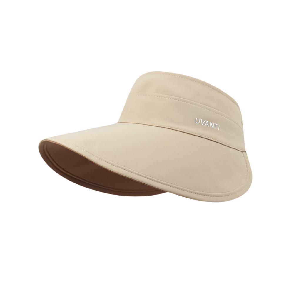Visor Hat Ice Silk High Ponytail Hat Sunshade Double-face Sun Hat Folding Empty Top Cap  Streetwear