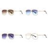 Mens Classic Square Metal Sunglasses With Gray Lenses For Outdoor Activities And Parties