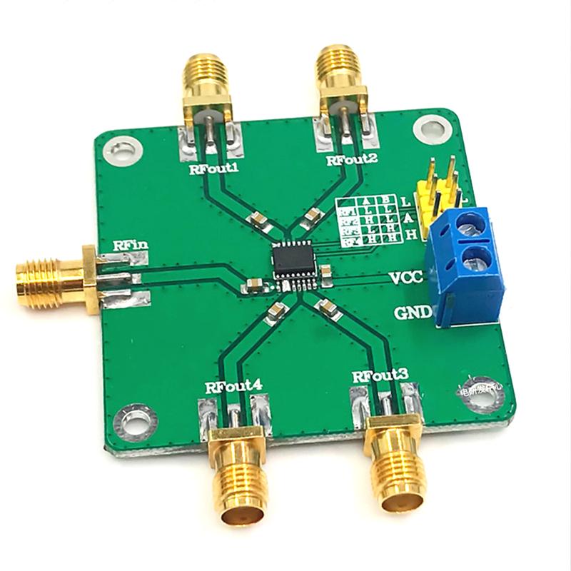

Hmc241 Sp4T Dc-3.5Ghz Rf Switch Single Pole Four Throw Band Switching Rf Switch For 2.4G 1.5G 915M 868M Ham Radio Amplifier зелений