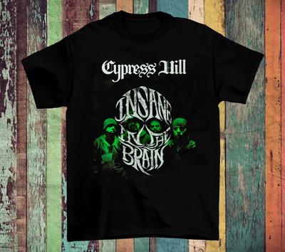 Cypress Hill Insane in the Brain Tričko s krátkým rukávem Černé Velikost S-4XL Unisex Tričko