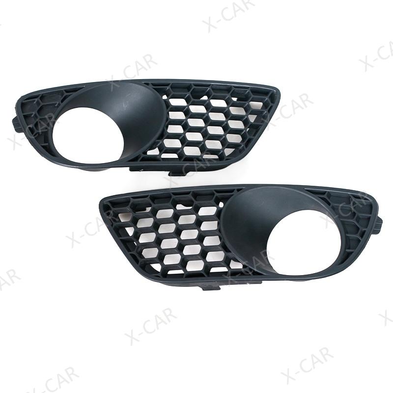 Front Bumper Fog Light Cover Grille Grill For VW Touareg Rline 2007 2008 2009 2010 7L9853663A9B9 7L9853664A9B9