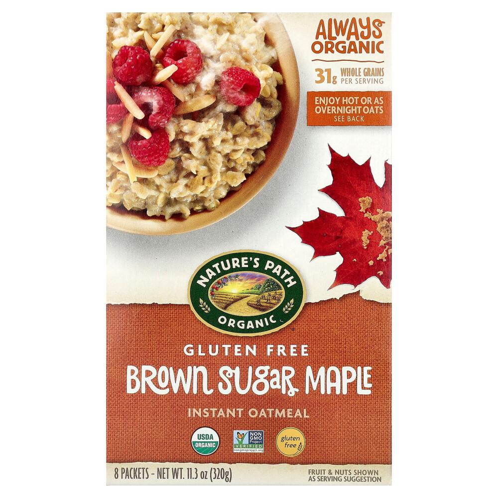Nature s Path Oatmeal Brown Sugar Maple 8 Pack 320g (11.3oz)
