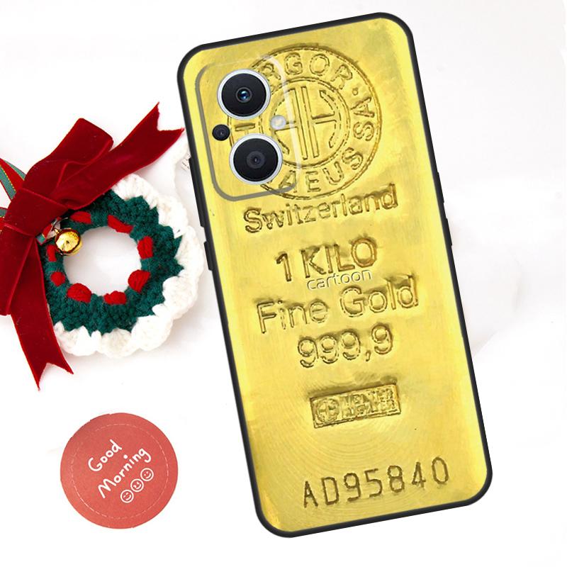 Switzerland Fine Gold Funda For OPPO Reno 13 F 14 10 11 12 Pro 12F 11F 14F 7 8 Lite OPPO Find X9 X8 X6 X5 Pro Case