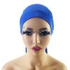 Long Hair Elastic Headband Cap Dreadlocks Tube Sock Wide Satin Head Wrap Braid Care Spandex Long Tail Bonnet Cap Women Men
